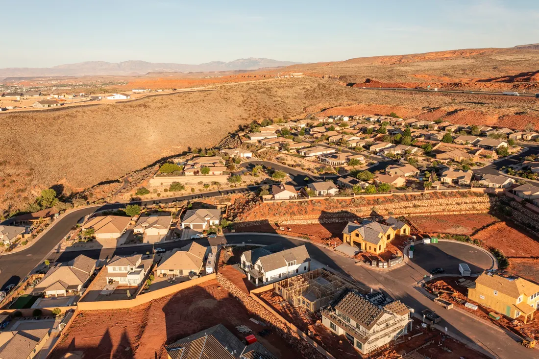 Dune View — neighborhood aerial